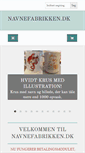 Mobile Screenshot of navnefabrikken.dk